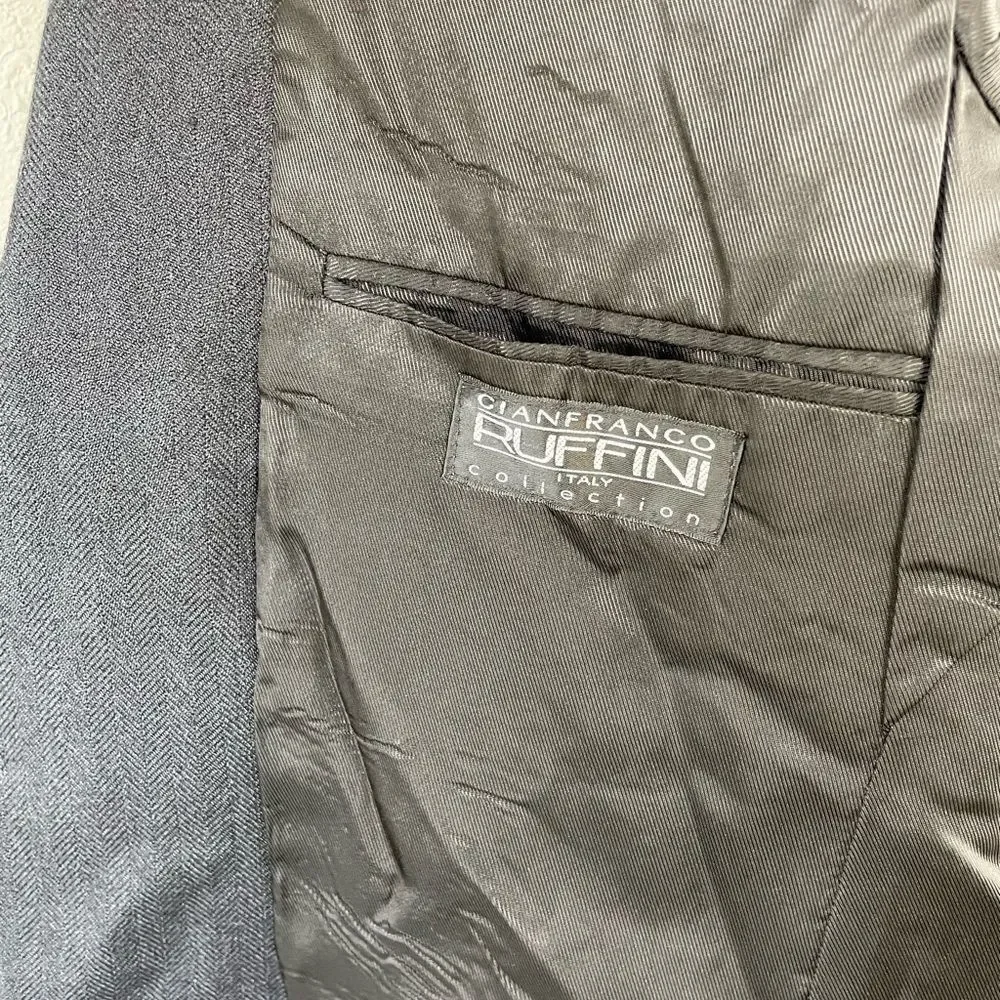 GianFranco Raffini Italy Collection Silk Blazer Jacker Size 44R